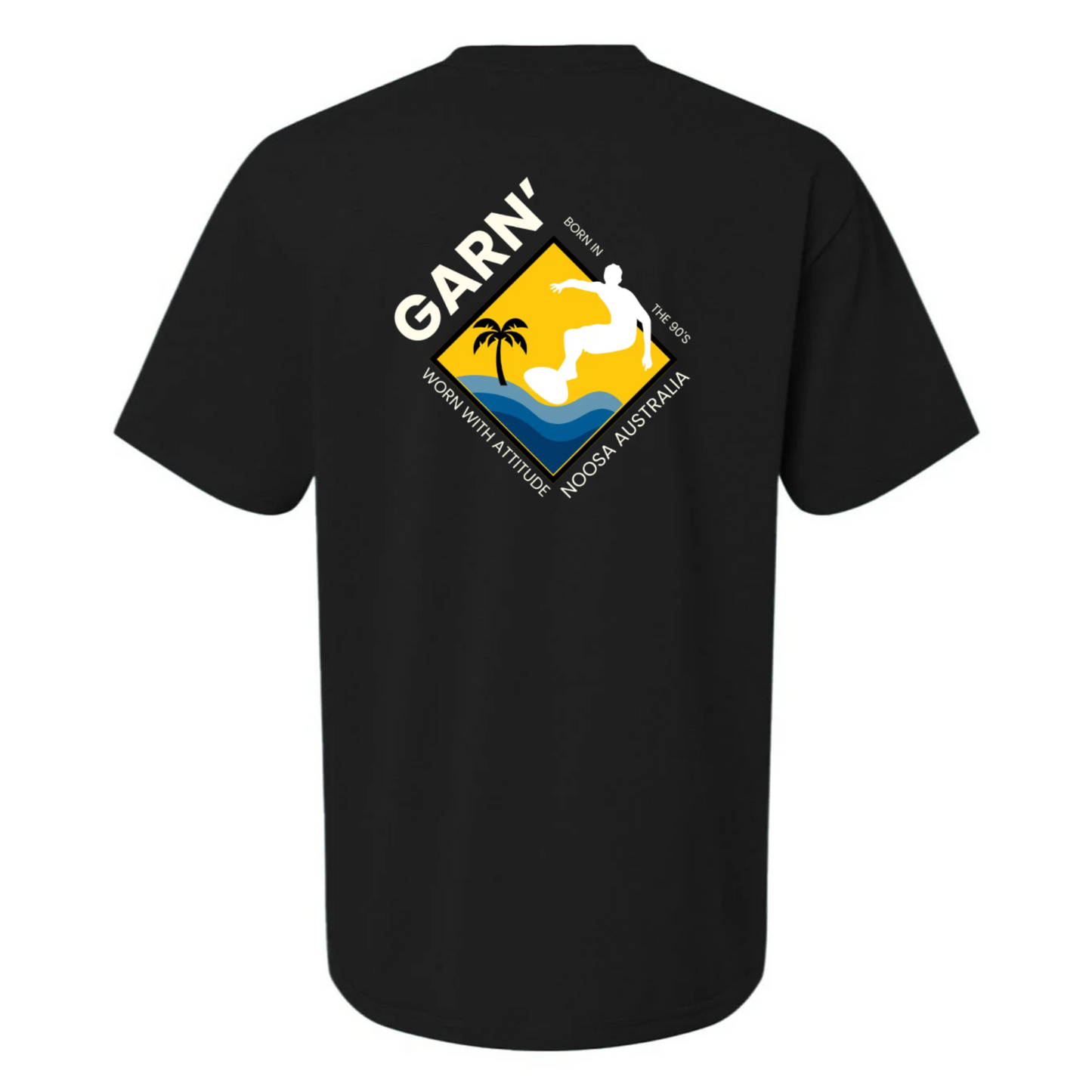 Garn' Noosa Australia Tee - Black
