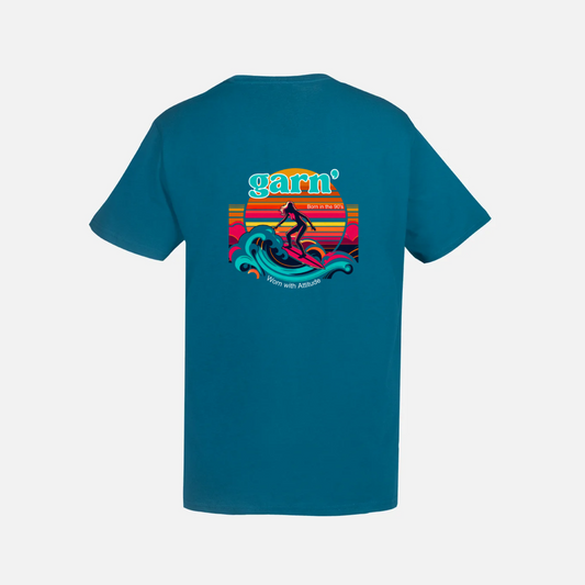 Garn' Surf Tee - Teal
